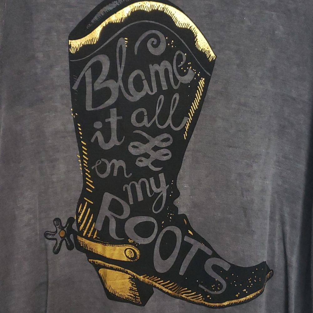 Lyric Culture Tank: Blame it all on my Boot's Lg